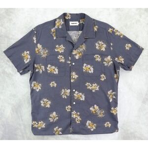 Taylor Stitch The Hawthorne Camp Shirt Mens 42 L Floral Short Sleeve Button Up